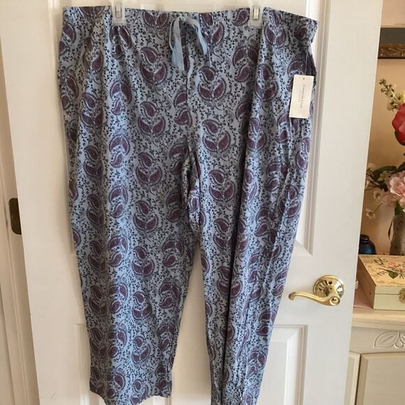 NWT. Charter Club Brand Women’s Capri Length PJ Pants.  Sizes.  XS,  XXL - Picture 1 of 12